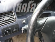 ГБО на Audi A6 - Кнопка переключения режимов бензин/газ с уровнем газа в баллоне