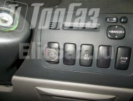ГБО на Toyota Alphard - Кнопка переключения газ/бензин