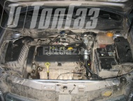 ГБО на Opel Astra - Подкапотная компановка