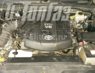ГБО на Toyota Land Cruiser Prado - Подкапотная компановка