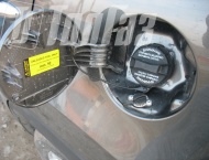 ГБО на KIA Sportage - Газовое заправочное устройство в лючок бензозаправочной горловины