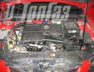 ГБО на Mazda 3 - Подкапотная компоновка