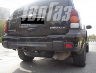 ГБО на Chevrolet Trail Blazer - Установлен баллон 83 литра на место запасного колеса