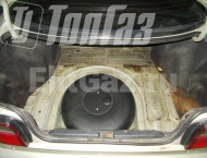 ГБО на Toyota Carina - Тороидальный баллон объемом 42 литра
