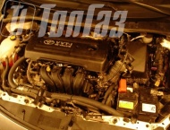 ГБО на Toyota Corolla - Подкапотная компоновка Toyota Corolla с установленным газовым оборудованием