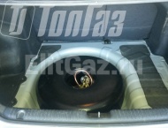 ГБО на Kia Rio - Тороидальный баллон объемом 54 литра