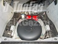 ГБО на BMW X5 - Тороидальный баллон объемом 60 литров